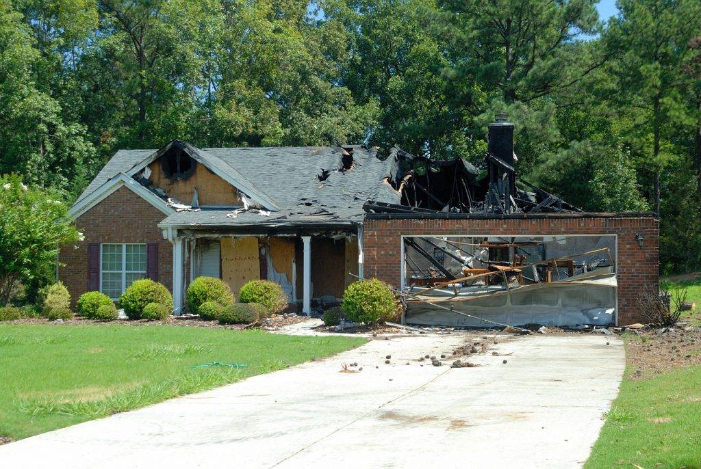 house fire damage